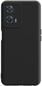 Луксозен силиконов гръб ТПУ ултра тънък МАТ PREMIUM CASE за Motorola Moto G73 5G черен 